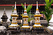 Luang Prabang - Laos. Wat Phan Luang, the temple on the opposite shore of the Nam Khan. 